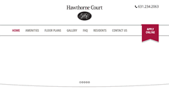 Desktop Screenshot of hawthornecourtny.com